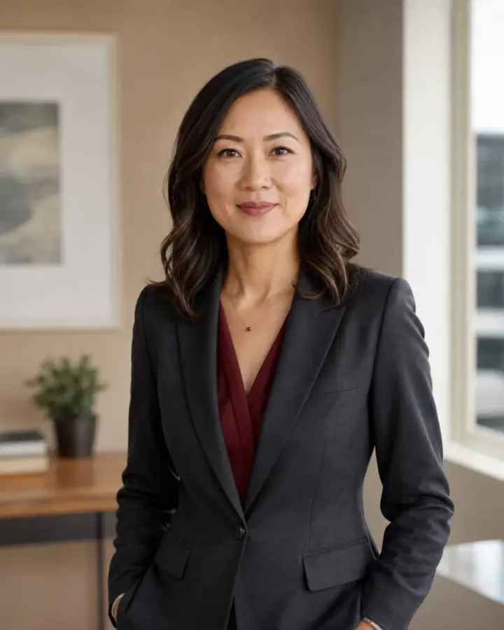 Maya Chen, a fictional JusticePoint employment attorney